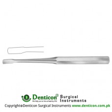 Key Periosteal Raspatory / Elevator Stainless Steel, 19 cm - 7 1/2" Width 13 mm